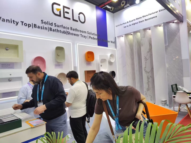 GELO presenta sus soluciones de superficies sólidas en la 139.ª Feria de Cantón.