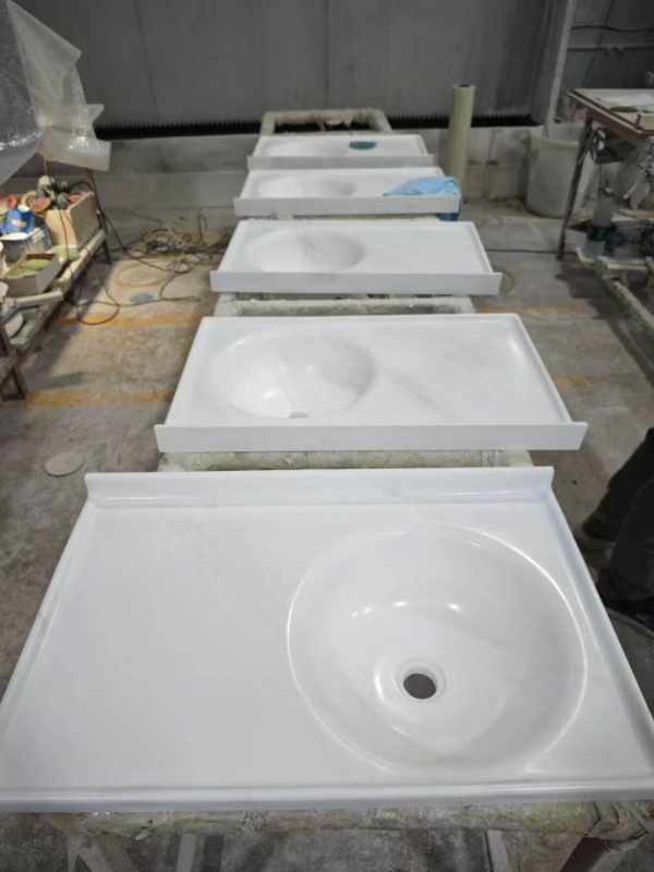 solid surface radius cove vanity tops