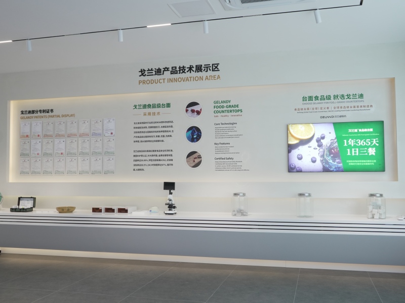 Gelo solid surface factory showroom